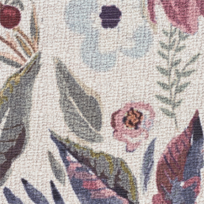 Nourison Home Nourison Washables 8' Runner Ivory Pink Vintage Indoor Rug