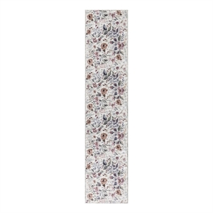 Nourison Home Nourison Washables 8' Runner Ivory Pink Vintage Indoor Rug