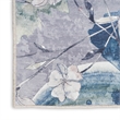 Nourison Home Nourison Washables 5' x 7' Grey Blue Modern Indoor Rug