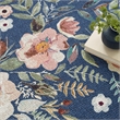 Nourison Home Nourison Washables 5' x 7' Navy Multicolor Vintage Indoor Rug