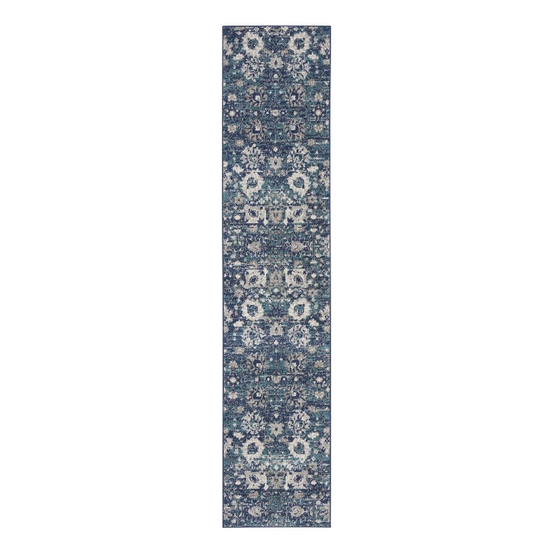 Nourison Passion 10' Runner Surf Fabric Bohemian Area Rug (10' Runner)