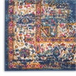 Nourison Passion 10' Runner Navy Fabric Vintage Area Rug (10' Runner)