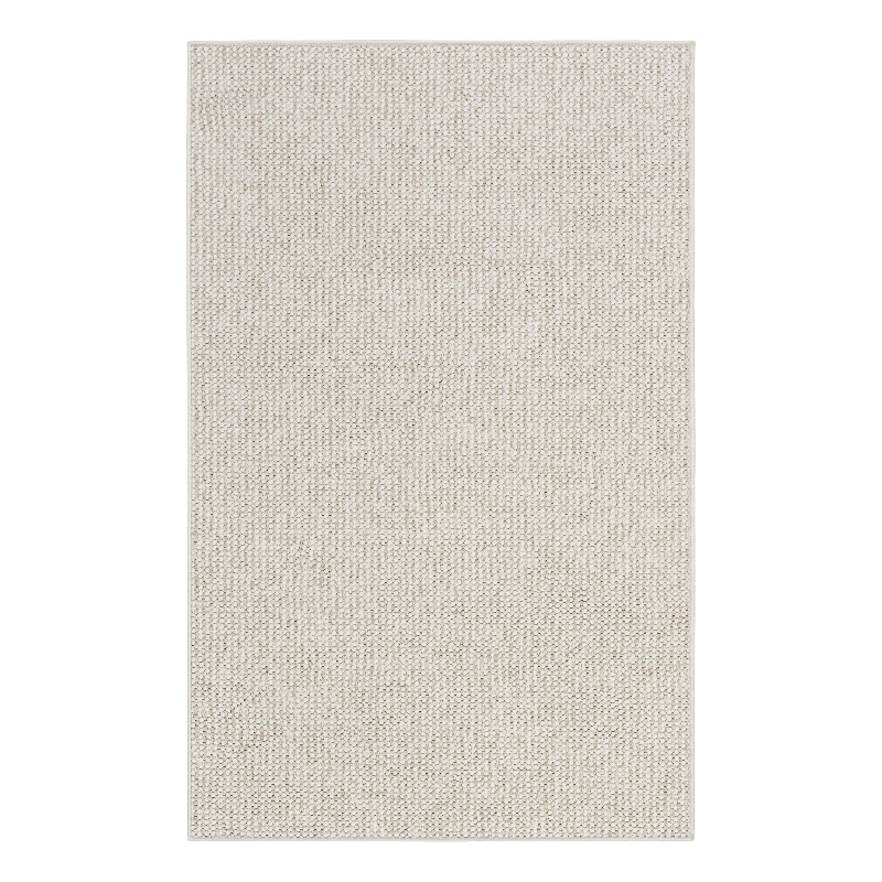 Nourison Home Textured Home 2' x 4' Ivory Beige Farmhouse Indoor Rug