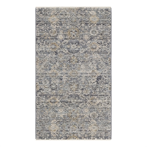 Nourison Home Nyle 3' x 5' Charcoal Vintage Indoor Rug