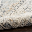 Nourison Home Nyle 5' x 8' Light Blue Vintage Indoor Rug