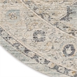 Nourison Home Nyle 8' x Round Light Blue Vintage Indoor Rug