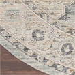 Nourison Home Nyle 8' x Round Light Blue Vintage Indoor Rug