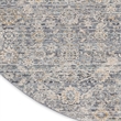 Nourison Home Nyle 8' x Round Charcoal Vintage Indoor Rug