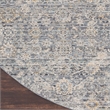 Nourison Home Nyle 8' x Round Charcoal Vintage Indoor Rug
