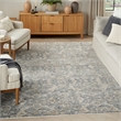 Nourison Home Nyle 5' x 8' Charcoal Vintage Indoor Rug