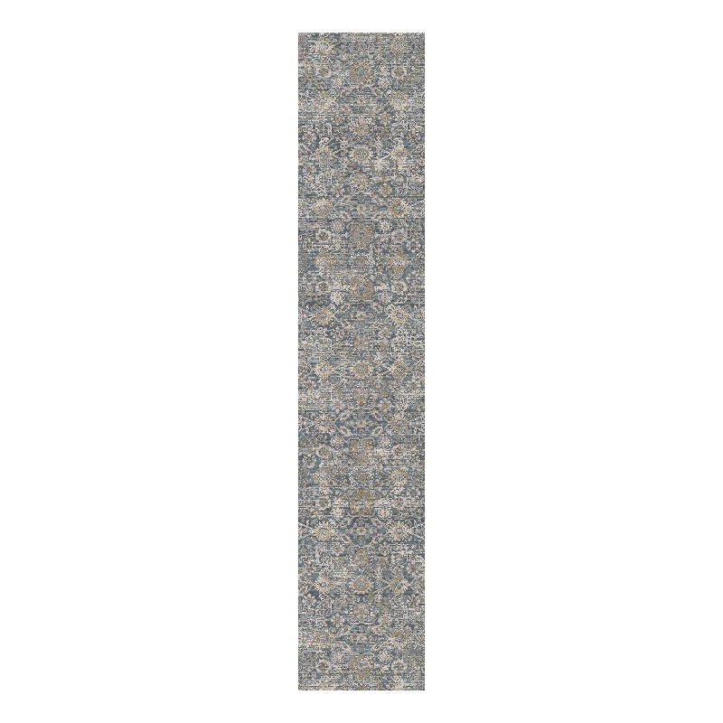 Nourison Home Nyle 8' Runner Charcoal Vintage Indoor Rug