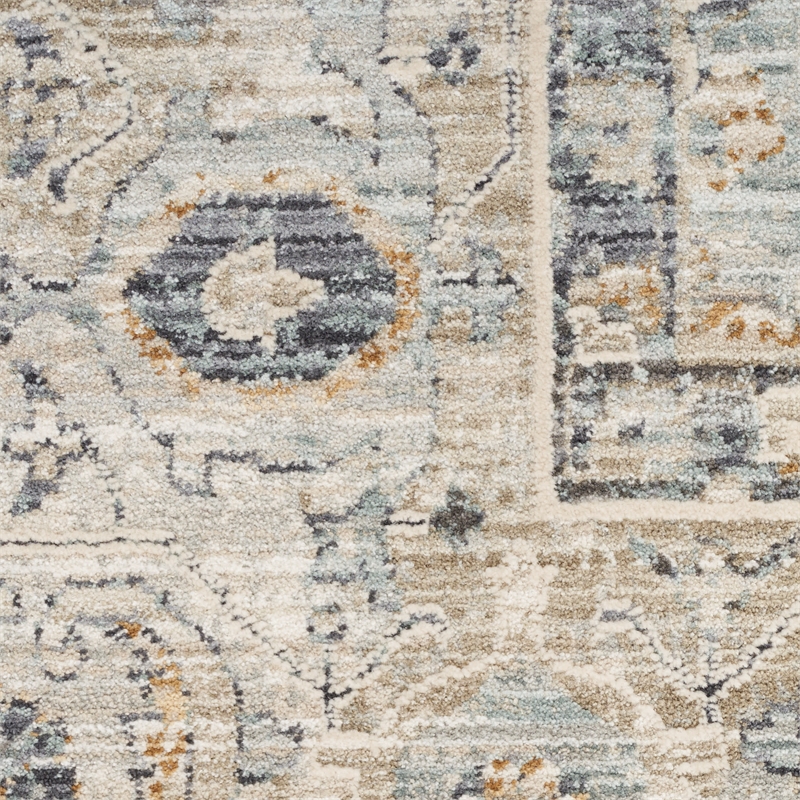 Nourison Home Nyle 8' x 10' Light Blue Vintage Indoor Rug