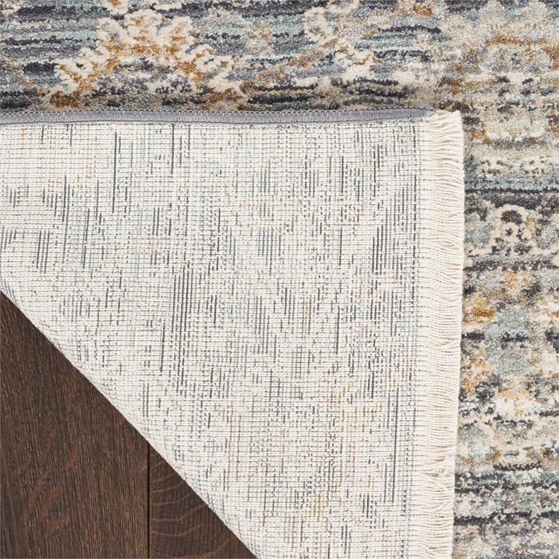 Nourison Home Nyle 8' x 10' Charcoal Vintage Indoor Rug