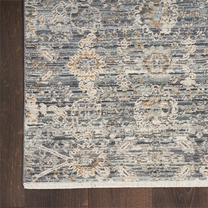Nourison Home Nyle 8' x 10' Charcoal Vintage Indoor Rug