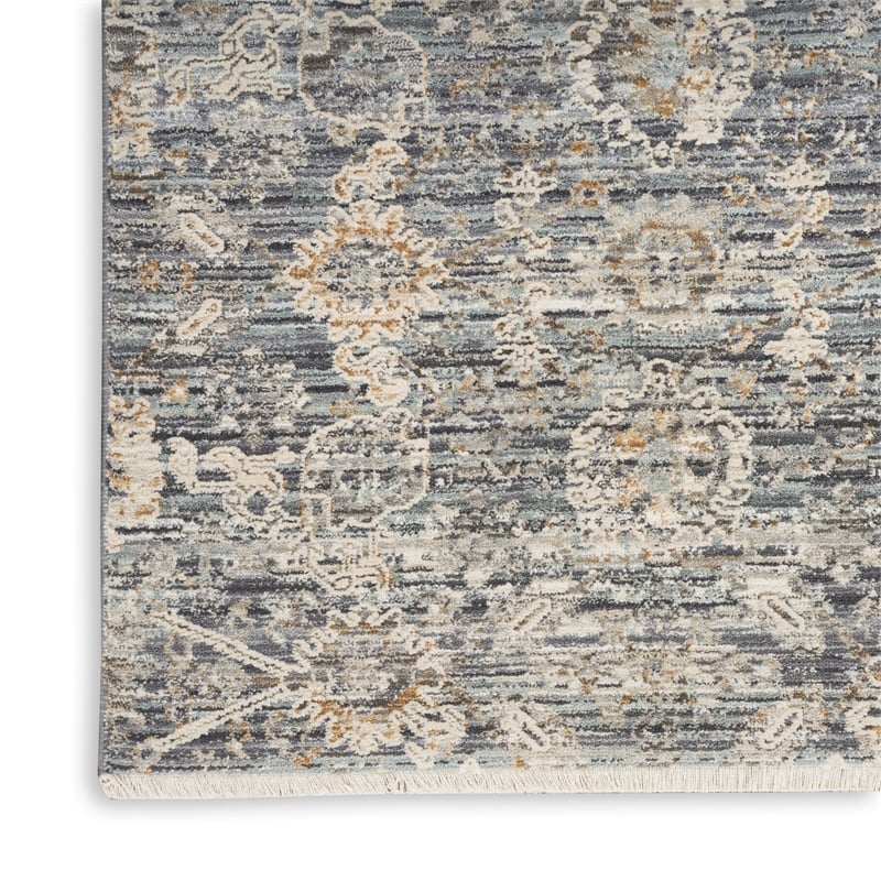 Nourison Home Nyle 8' x 10' Charcoal Vintage Indoor Rug