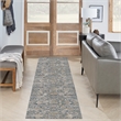 Nourison Home Nyle 12' Runner Charcoal Vintage Indoor Rug