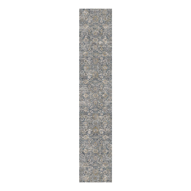 Nourison Home Nyle 12' Runner Charcoal Vintage Indoor Rug