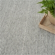 Nourison Home Textured Home 4' x 6 Ivory Grey Farmhouse Indoor Rug