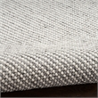 Nourison Home Textured Home 8' Runner Ivory Grey Farmhouse Indoor Rug