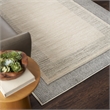 Nourison Home Textured Home 8' x 10' Ivory Grey Farmhouse Indoor Rug