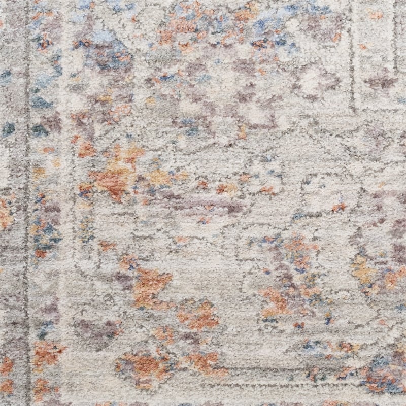 Nourison Home Timeless Classics 8' Runner Blue Multicolor Vintage Indoor Rug