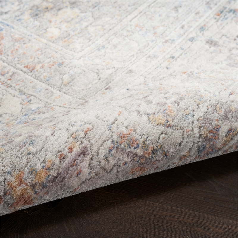 Nourison Home Timeless Classics 8' Runner Blue Multicolor Vintage Indoor Rug