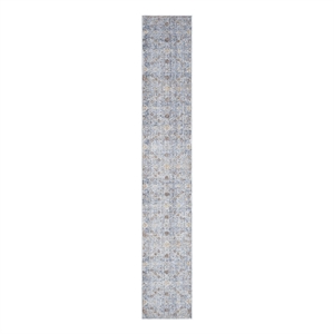 Nourison Home Timeless Classics 12' Runner Blue Ivory Vintage Indoor Rug