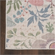 Nourison Home Washables 10' Runner Multi-color Fabric Indoor Rug