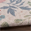 Nourison Home Washables 10' Runner Multi-color Fabric Indoor Rug