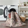 Nourison Home Washables 10' Runner Multi-color Fabric Indoor Rug