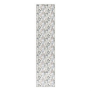 Nourison Home Washables 8' Runner Ivory Multicolor Contemporary Indoor Rug