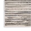 Nourison Serenity Home 9' x 12' Fabric Ivory Gray Modern Indoor Rug