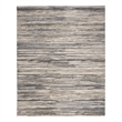 Nourison Serenity Home 9' x 12' Fabric Ivory Gray Modern Indoor Rug