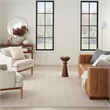 Nourison Serenity Home 9' x 12' Fabric Ivory Cream Modern Indoor Rug