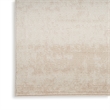 Nourison Serenity Home 9' x 12' Fabric Ivory Cream Modern Indoor Rug