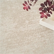 Nourison Serenity Home 9' x 12' Fabric Ivory Cream Modern Indoor Rug