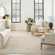 Nourison Serenity Home 9' x 12' Fabric Ivory Cream Modern Indoor Rug
