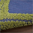 Nourison Aloha 6' x 9' Fabric Blue Multicolor Indoor/Outdoor Area Rug