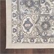 Nourison Concerto 5' x 7' Ivory Blue Fabric Vintage Area Rug (5' x 7')