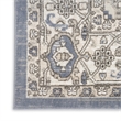 Nourison Concerto 4' x 6' Blue Fabric Vintage Area Rug (4' x 6')