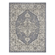 Nourison Concerto 4' x 6' Blue Fabric Vintage Area Rug (4' x 6')