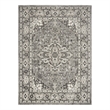 Nourison Concerto 5' x 7' Gray Fabric Vintage Area Rug (5' x 7')