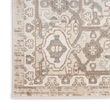 Nourison Concerto 5' x 7' Beige Fabric Vintage Area Rug (5' x 7')