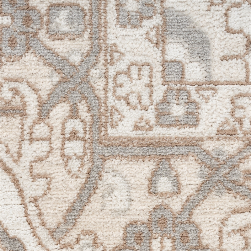 Nourison Concerto 5' x 7' Beige Fabric Vintage Area Rug (5' x 7')