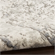 Nourison Concerto 8' Runner Ivory Blue Gray Fabric Modern Area Rug (8' Runner)
