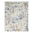 Nourison Concerto 5' x 7' Beige Blue Rust Fabric Modern Area Rug (5' x 7')