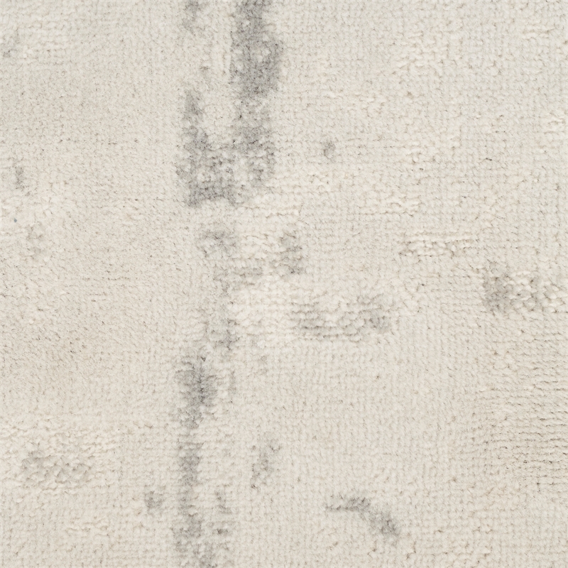 Nourison Concerto 5' x 7' Cream Gray Fabric Modern Area Rug (5' x 7')