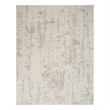 Nourison Concerto 5' x 7' Cream Gray Fabric Modern Area Rug (5' x 7')