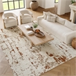 Nourison Concerto 8' x 10' Ivory Rust Fabric Modern Area Rug (8' x 10')