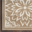 Nourison Jubilant 8' x 10' Taupe Fabric Farmhouse Area Rug (8' x 10')